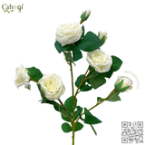 Cành Hoa Hồng 7 Bông Cao Cấp 65CM