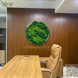 Thi Công Tranh Tường Rêu Giả Cho Văn Phòng