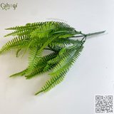 Cây Giả - Dương Xỉ Cổ Đại Ngọn Cong 7 Nhánh 28 Lá 30 Cm