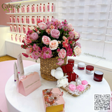 Thi Công Trang Trí Hoa Giả showroom Mỹ Phẩm 38 Thợ Nhuộm