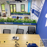 Thi Công Bồn Cây Giả Trang Trí Tủ Văn Phòng