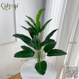 Cây Giả - Cây Chuối 80 Cm 18 Lá