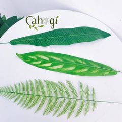 Cây Giả - Chùm Lá Táo 3 Ngọn 72 Cm