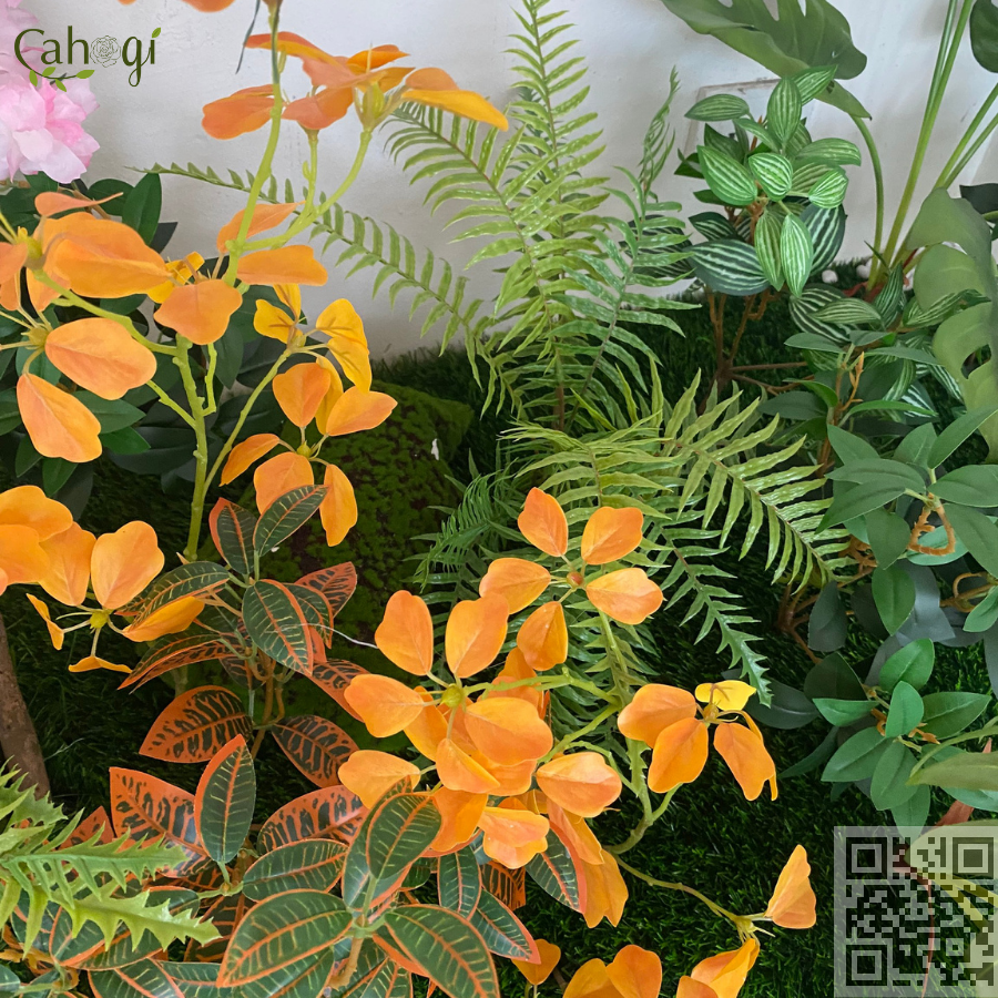 tiểu cảnh cây giả