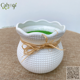 Chậu Nhựa Túm Miệng Bèo 9x10 Cm