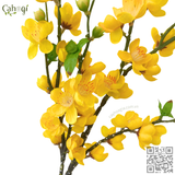Hoa Giả Cành Hoa Mai Cổ Cao Cấp