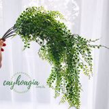 Chùm Lá Cây Giả Trang Trí - Chùm Dây Lan Tim Giả 80 Cm