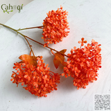 Hoa Giả Cẩm Tú Cầu Nhựa 3 Bông