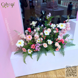 Thi Công Trang Trí Hoa Giả showroom Mỹ Phẩm 38 Thợ Nhuộm