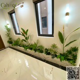 Thi Công Bồn Cây Giả Trang Trí Hành Lang