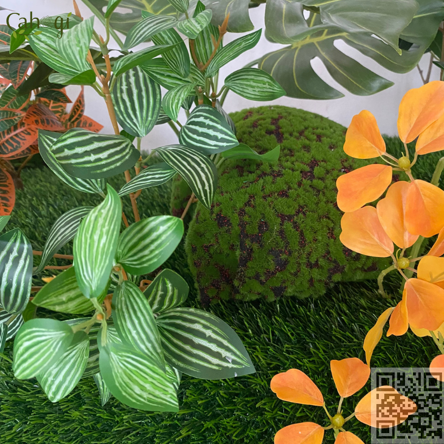 tiểu cảnh cây giả