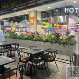 Thi Công Trang Trí Cây Hoa Giả Siêu Thị Aeon Xuân thuỷ Cầu Giấy