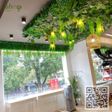 Thi Công Trần Cây Rủ Nhân Tạo Tại Siêu Thị BIBO MART