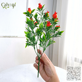 Cành Lựu Phú Quý Giả 10 Quả 35 CM