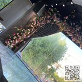 Thi Công Giàn Hoa Hồng Leo Giả Tại Nhà Hàng Kang GOGI