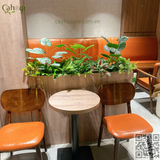 Thi Công Trang Trí Tường Cây Giả Và Bồn Cây Giả Theo Bản Vẽ 3D