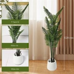 Bộ Chuối Xẻ Quạt Giả Nhiều Kích Thước