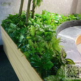 Thi Công Tiểu Cảnh Cây Giả Văn Phòng Lim Group Tòa Nhà Sông Đà
