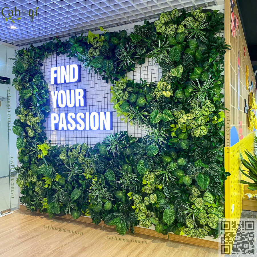 Thi Công Tường Cây Nhân Tạo Theo Bản Vẽ 3D Tại Toà Nhà 360 Giải Phóng
