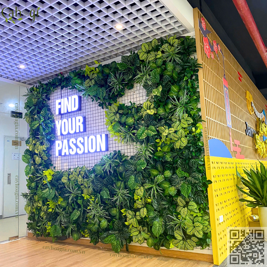 Thi Công Tường Cây Nhân Tạo Theo Bản Vẽ 3D Tại Toà Nhà 360 Giải Phóng