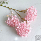 Hoa Giả Cẩm Tú Cầu Nhựa 3 Bông