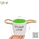 Chậu Nhựa Cắm Hoa Storage Quai Xách Vintage