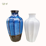 Bình Sứ Cắm Hoa Múi Khế Men Hỏa Biến Giả Cổ Nhiều Màu