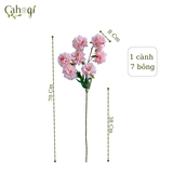 Hoa Giả - Cành Cúc Pháp 7 Bông 70 Cm