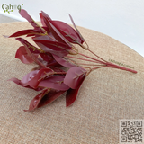 Cây Giả - Cành Sồi Nâu Đỏ 7 Ngọn 30 Cm