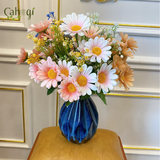 Hoa Giả - Chùm Cúc Đồng Tiền 10 Bông 45 Cm