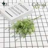 Cây Giả Cây Mã Đề 5 Nhánh 15 Đầu Hoa – 35 Cm