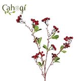 Cành Kim Ngân Lượng, Chery, Sim Giả Có Lá 11 Chùm Quả Dài 90 Cm