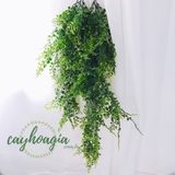 Chùm Lá Cây Giả Trang Trí - Chùm Dây Lan Tim Giả 80 Cm