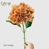 Hoa Giả Hoa Cẩm Tú Cầu Cao Su Bông Lớn 60 Cm
