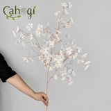 Hoa Giả Hoa Cưới Cành Hoa Nhài Mùa Đông 3 Nhánh 95 Cm
