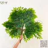 Cành Cây Giả - Cành Lá Từ Đằng, Lá Hoàng Yến Giả 13 Ngọn Lá 80 Cm