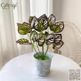 Cây Đuôi Công Nhựa Trang Trí Cỡ Nhỏ