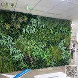 Thi Công Tường Cây Giả Văn Phòng Phong Cách TROPICAL