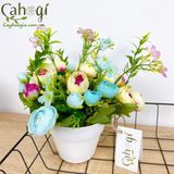Chậu Hồng Cổ Điển Cắm Sẵn