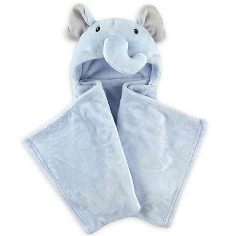 Khăn Ủ Choàng Cho Bé Bebe Comfort Xanh Dương Con Voi