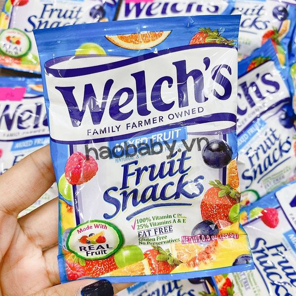 Kẹo dẻo trái cây Welch's 22,7g