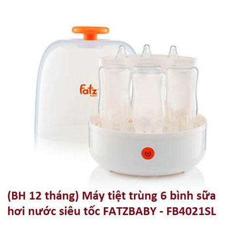 Máy tiệt trùng bình sữa hơi nước siêu tốc FATZ BABY