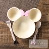 Bộ chén muỗng lúa mạch Mickey