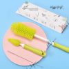 Set cọ silicone rửa bình sữa