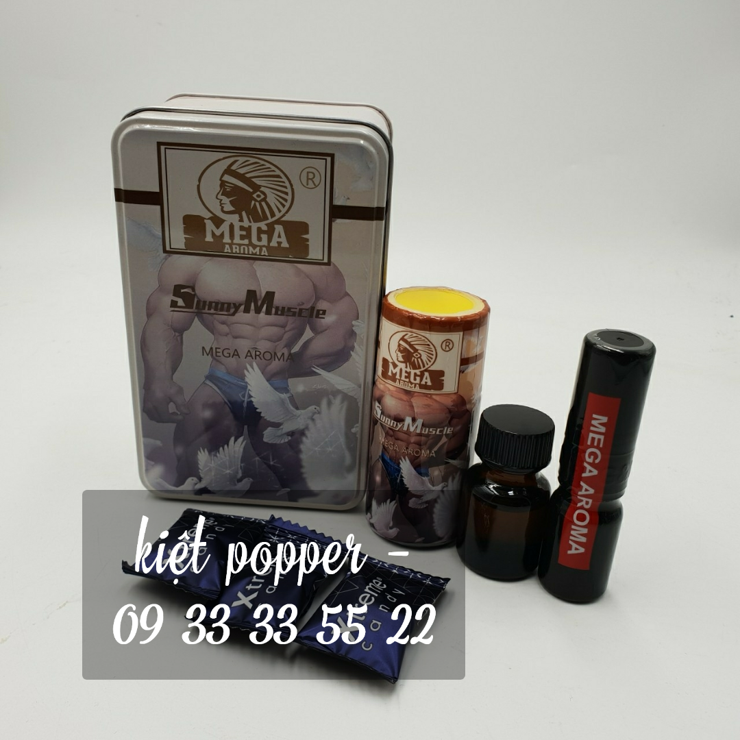 POPPER CƠ BẤP AMEGA 40ML  ( TẶNG KÈM 1 LỌ 10ML + BCS DUREX + FREE SHIP 6KM  )