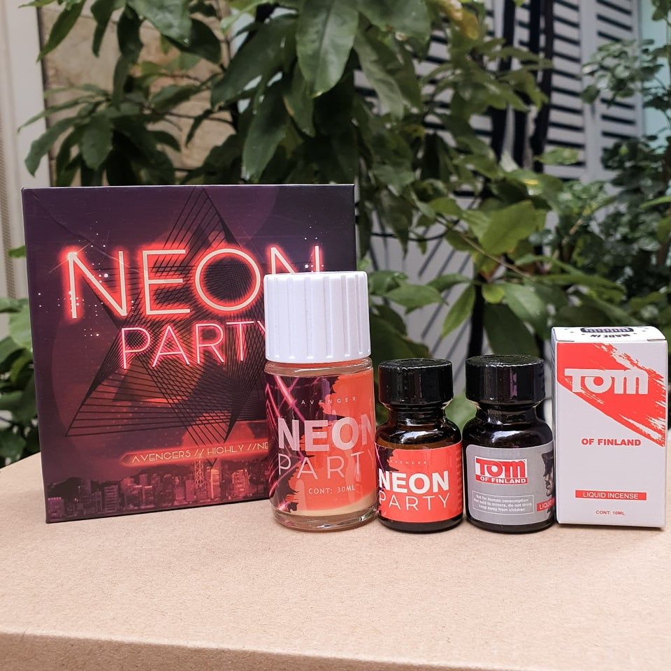 POPPER NEON DA QUANG 2020 40ML  ( TẶNG KÈM 1 LỌ 10ML + BCS DUREX + FREE SHIP 6KM  )