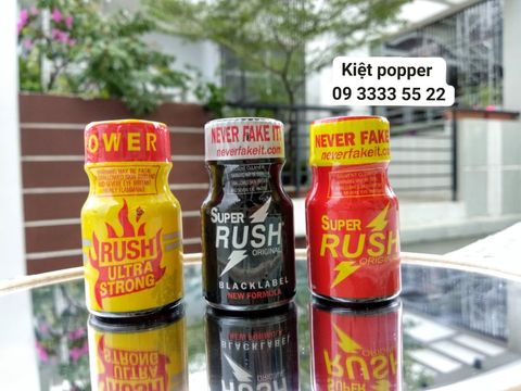  COMBO 1 LỌ 10ML RUSH ĐỎ + 1 LỌ 10ML RUSH BLACK + 1 LỌ 10ML RUSH VÀNG XTRA ( TẶNG KÈM BCS + 1V CƯƠNG DƯƠNG + FREE SHIP 6KM ) 