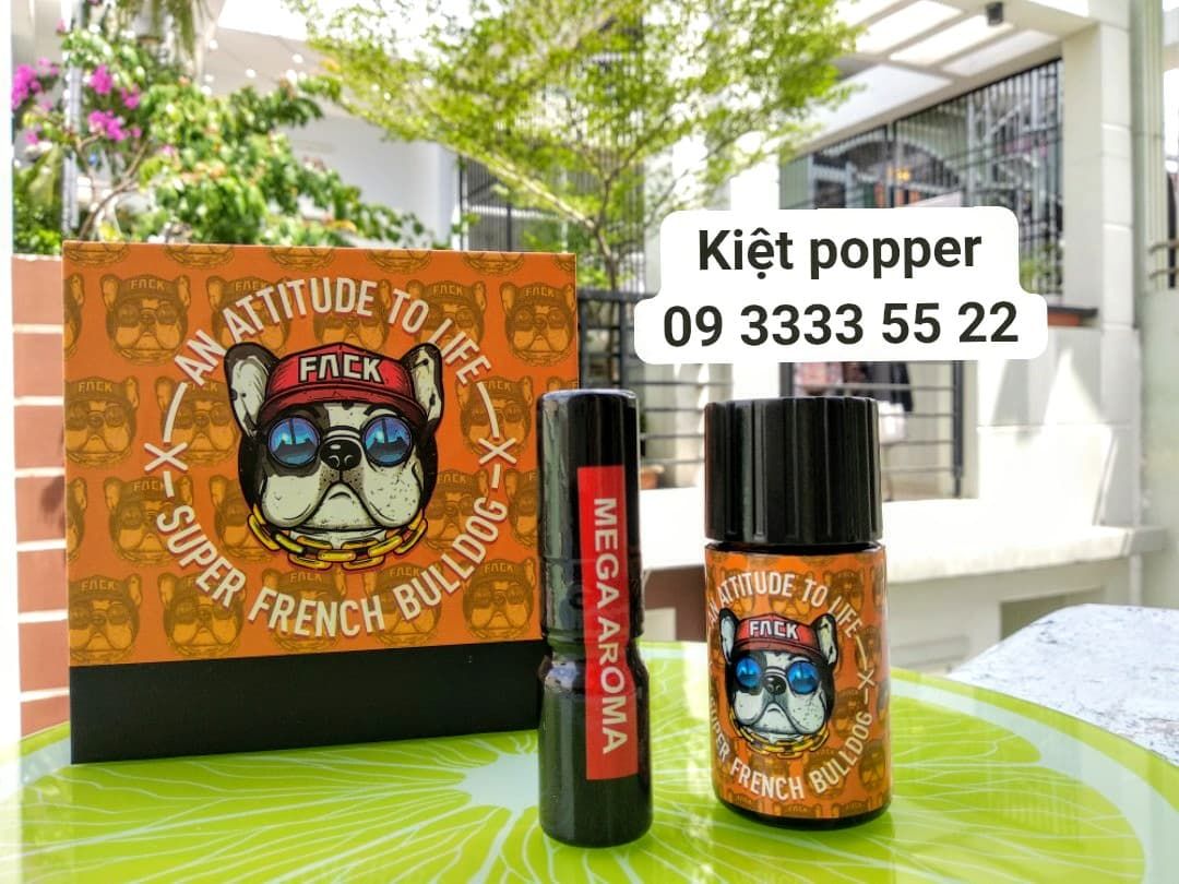 POPPER 40ML BULLDOG( TẶNG KÈM 1 LỌ 10ML + BCS DUREX + FREE SHIP )