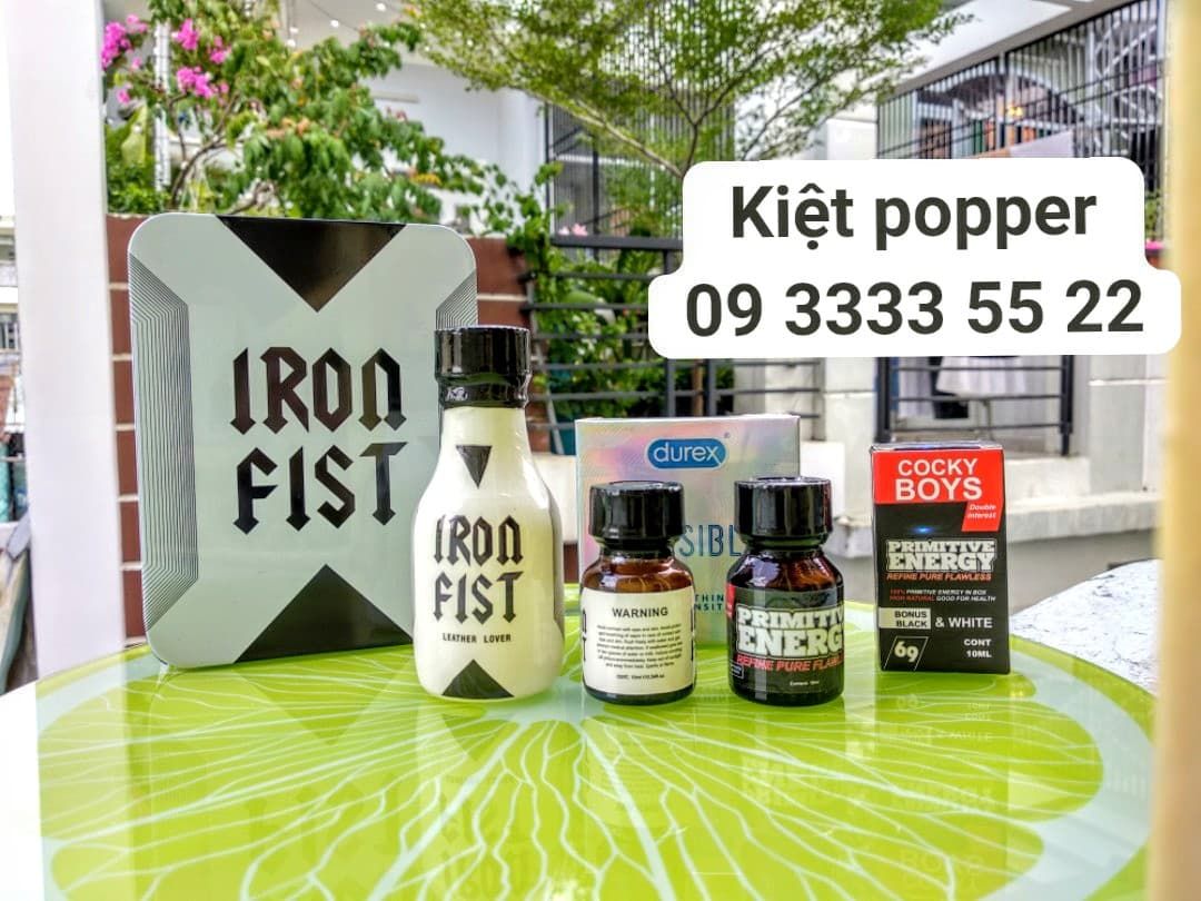 POPPER 40ML + 10ML IRON FISR TOP ( TẶNG KÈM 1 LỌ 10ML + BCS DUREX + FREE SHIP )