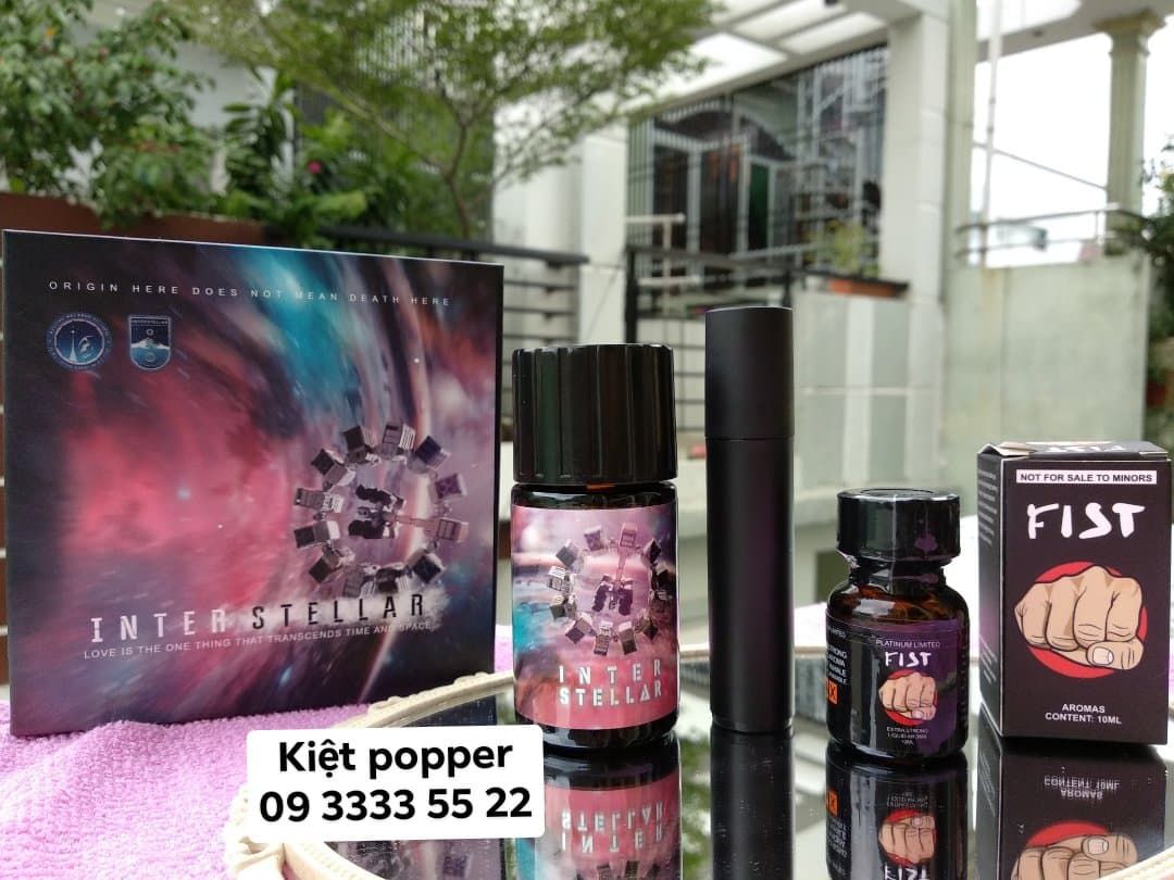 POPPER 40ML VỆ TINH INTERSTELLAR ( TẶNG KÈM 1 LỌ 10ML + BCS DUREX + FREE SHIP )